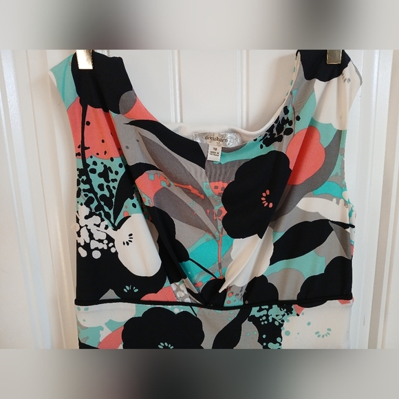 Floral Sleeveless Dress - Multicolor - Picture 3 of 4